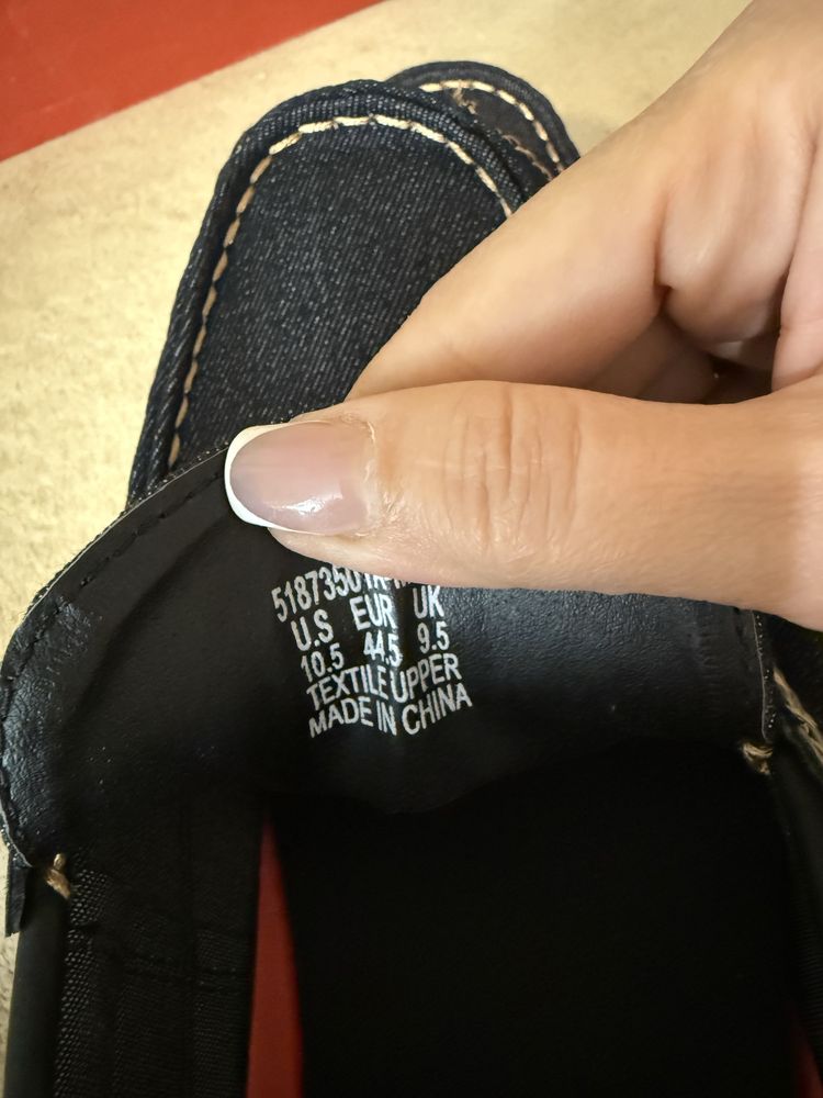 Чоловічі джинсові мокасини Levi’s