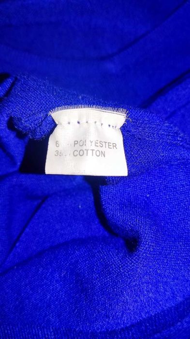 cienki sweterek chabrowy r.M