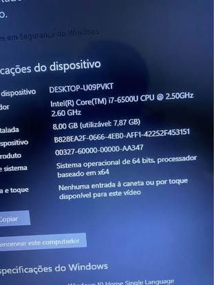 Portátil Acer Intel Core i7-6500U