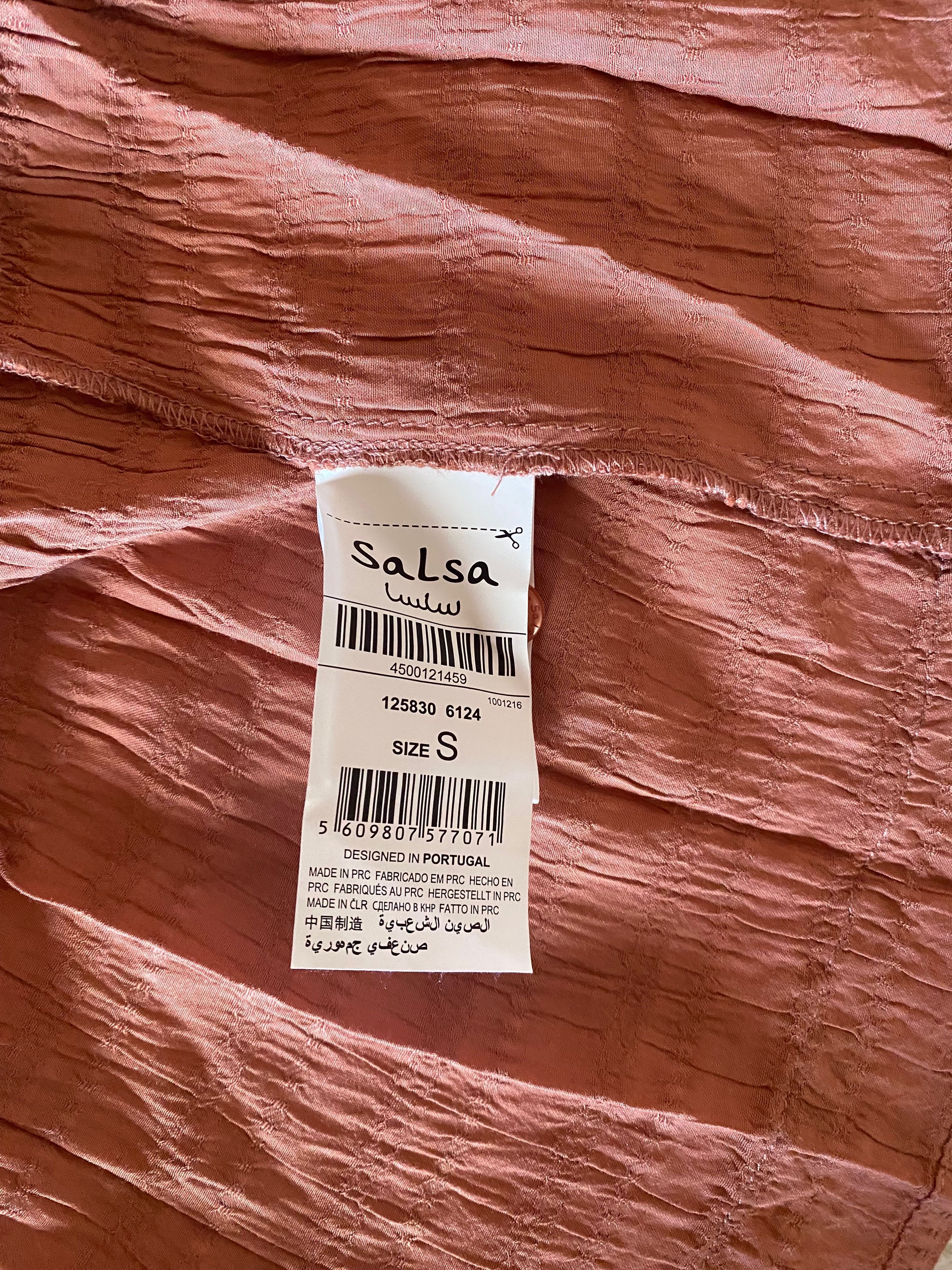 Vestido Salsa, cor de rosa