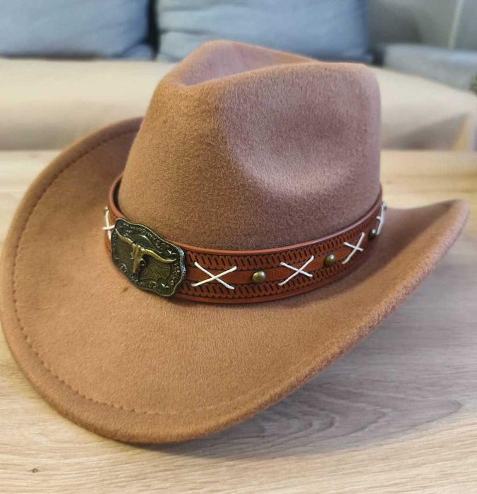 Kapelusz kowbojski klasyczny Wild West Country Western nowy