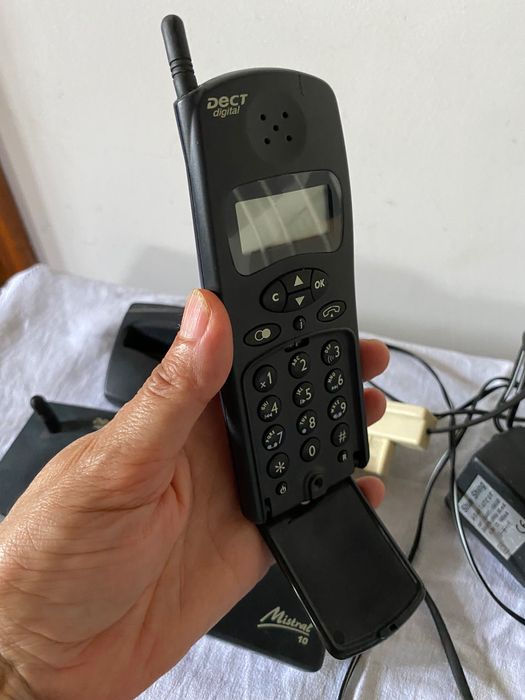 Telefone de mesa vintage