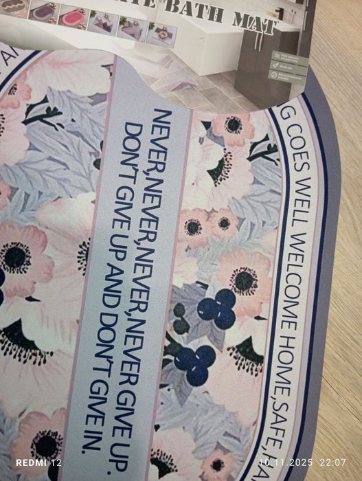 Szybkoschnący dywanik/mata łazienkowa