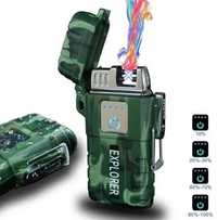Аккумуляторная зажигалка Explorer JL317, электроимпульсная USB