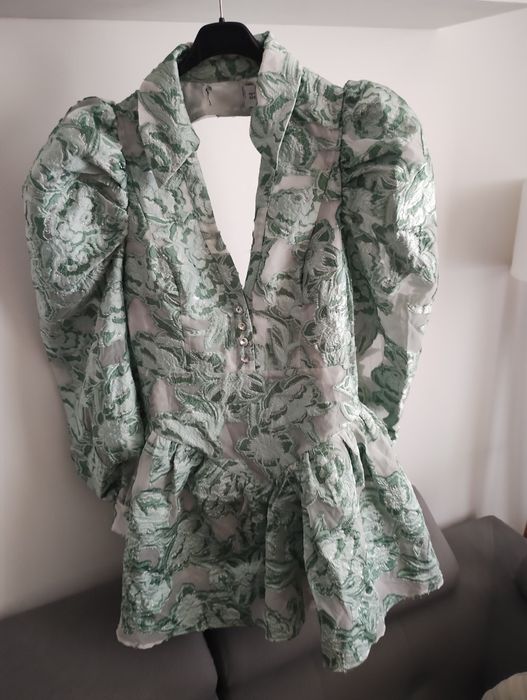 Żakardowa sukienka ASOS luxe s m