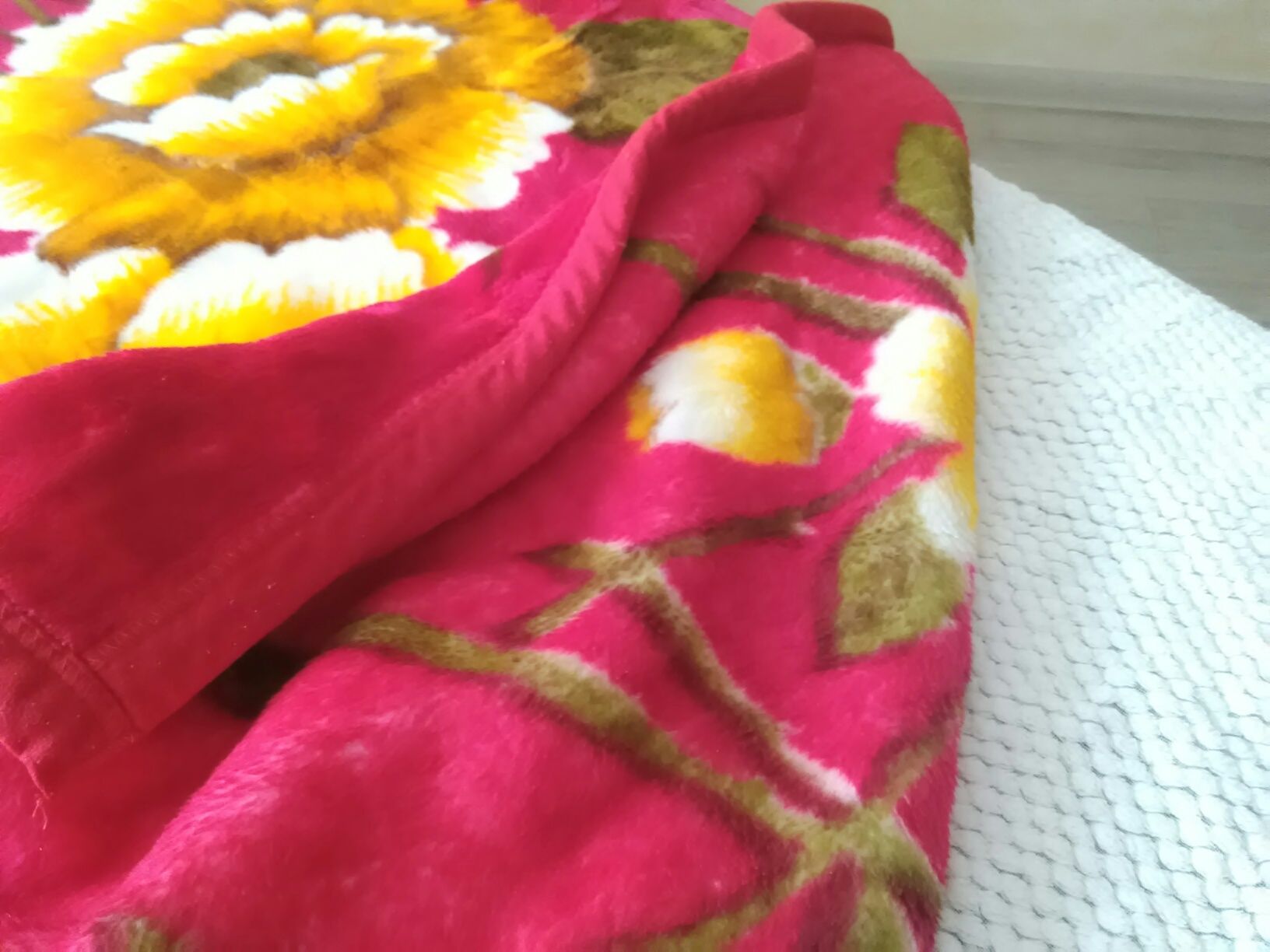 Одеяло-покрывало красное