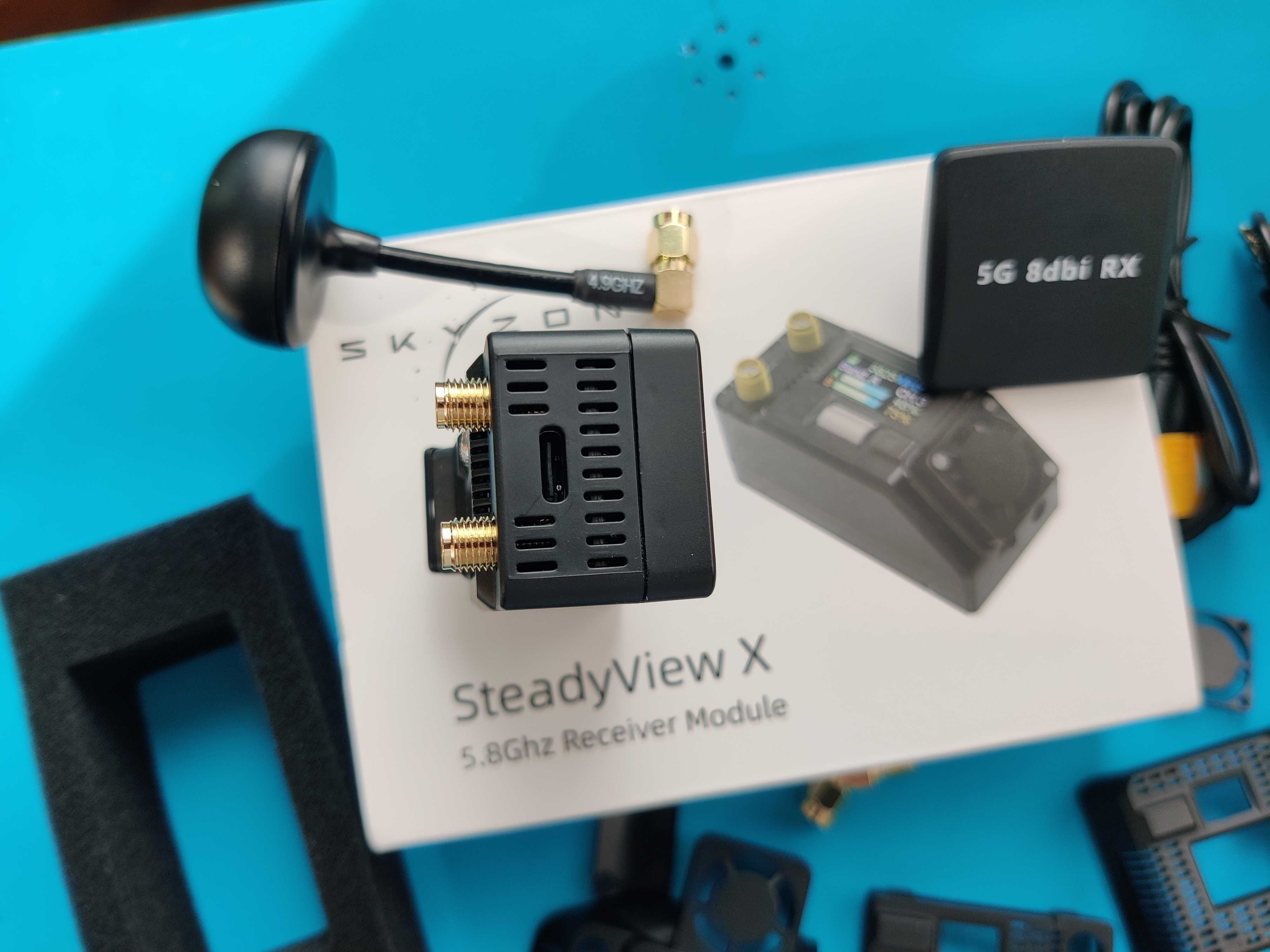 Приймач SKYZONE SteadyView X 4.9/5G SKY04/COBRA/Fatshark FPV Receiver