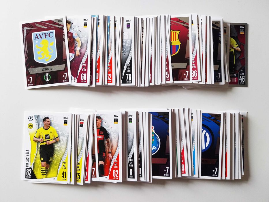 193 cards CHAMPIONS LEAGUE & EUROPA LEAGUE 2023-24 (Topps) | futebol