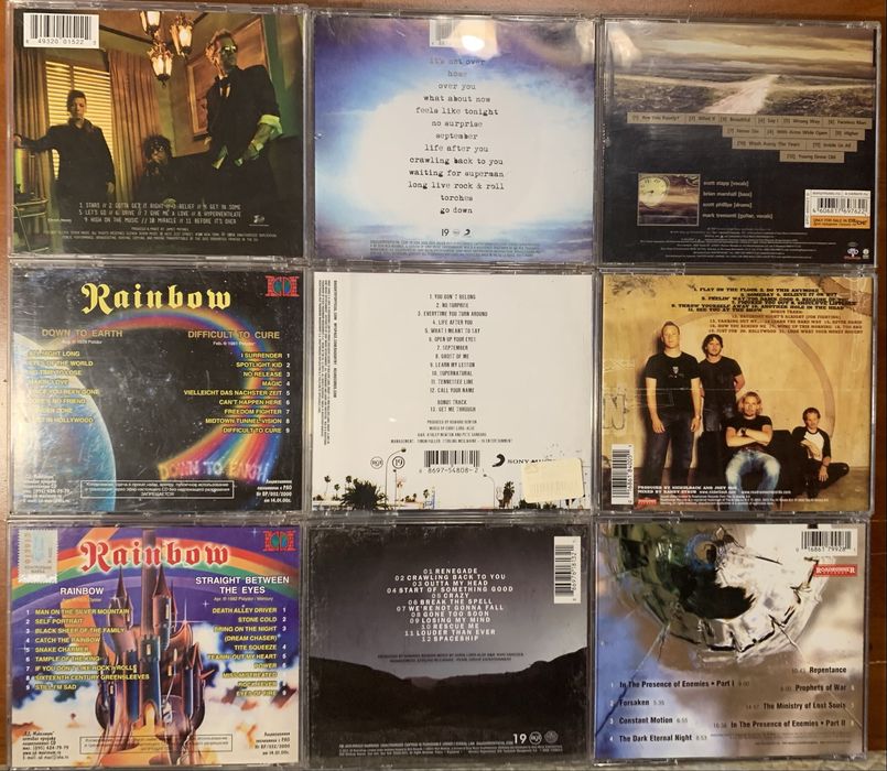 Музика на CD (rock,metal)