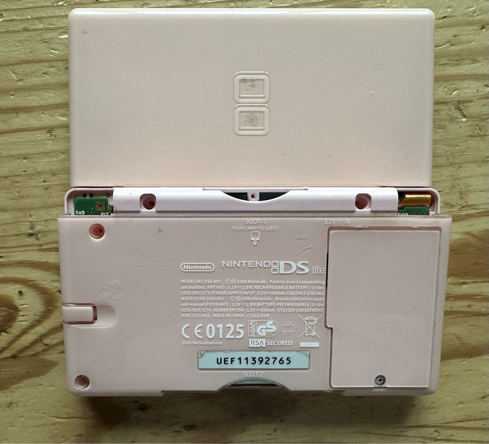 nintendo ds lite pink под ремонт, запчасти