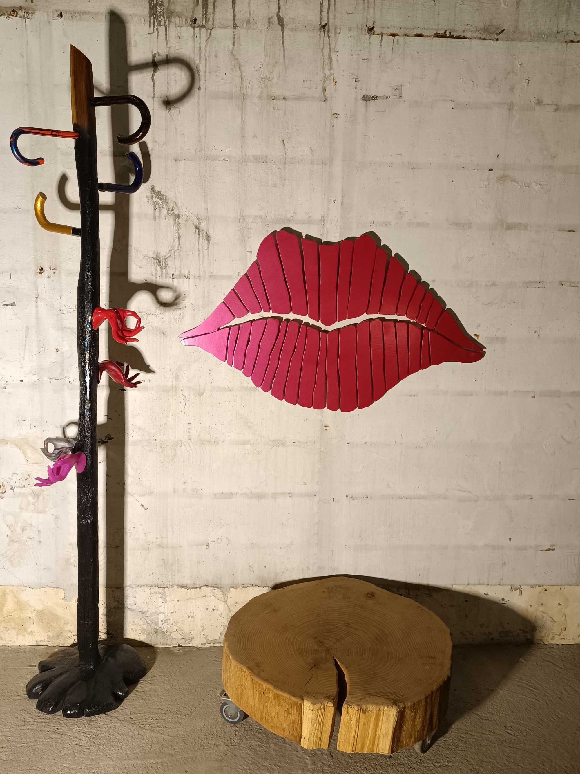 Bengaleiro exclusivo de arte contemporânea | Peça única