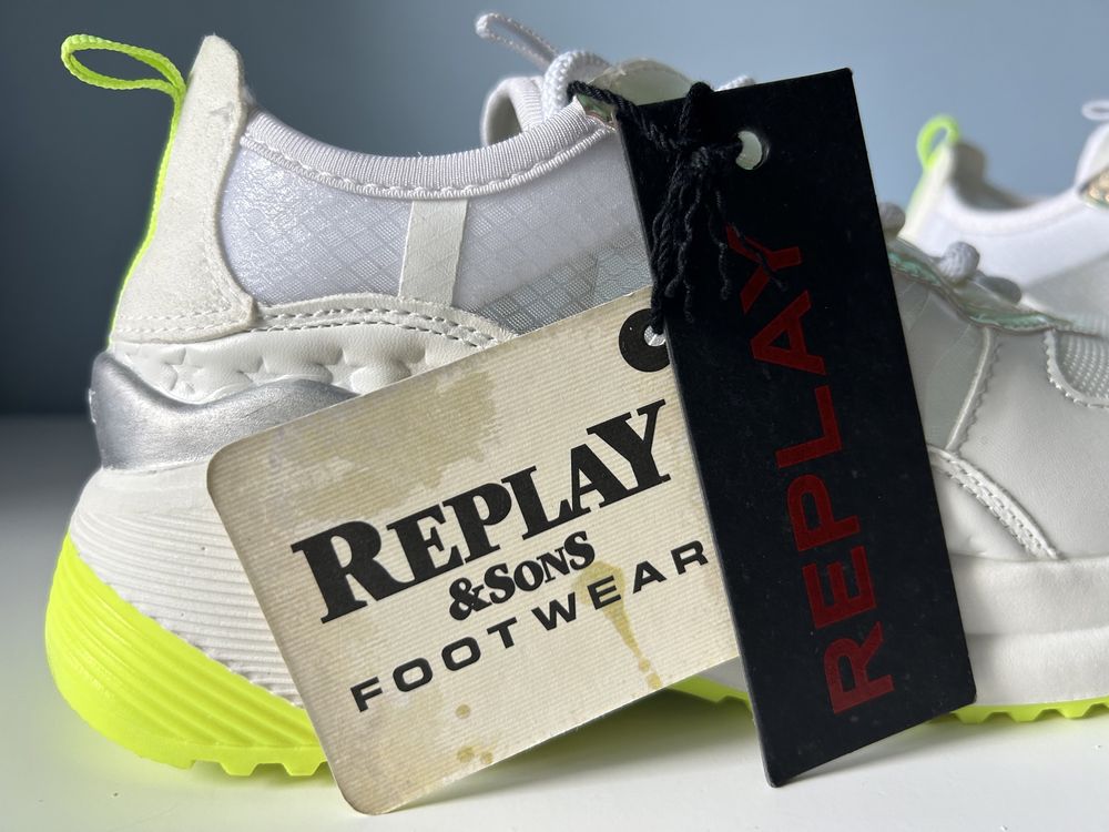 Buty trampki sneakersy Replay 38 z siateczką