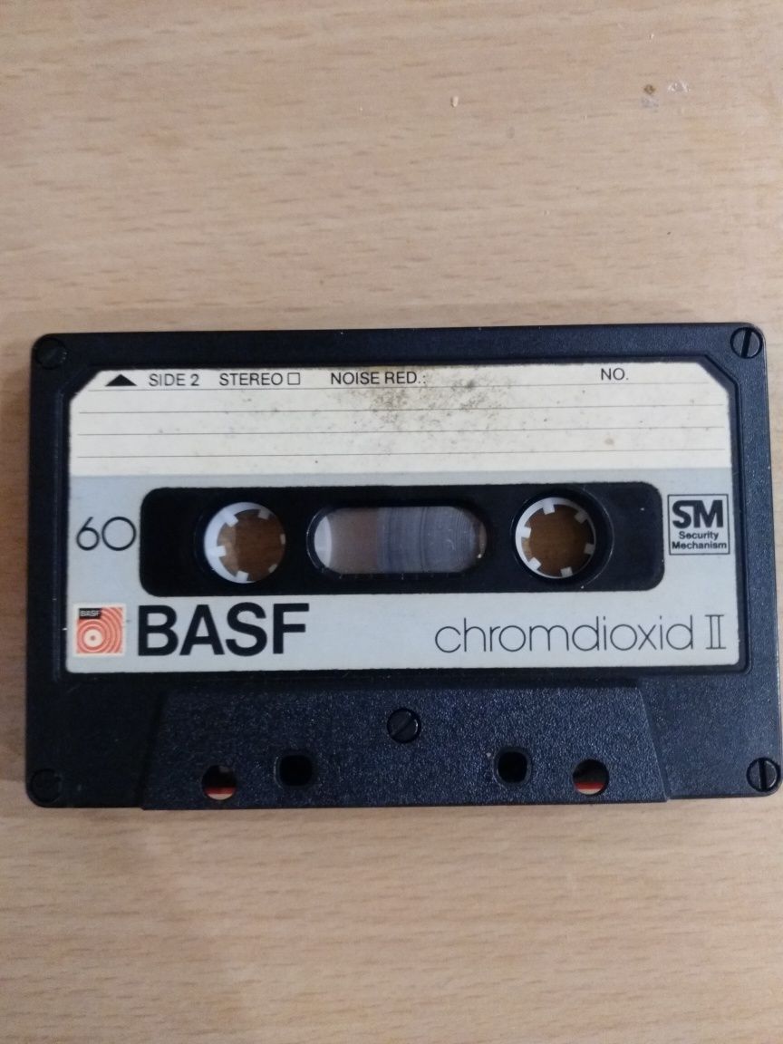 Kaseta BASF 60 chromdioxid ll rok produkcji 1980