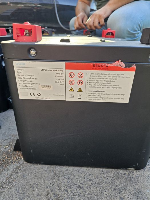 Батареї 48v, Lifepo4,  літійзалізофосфат , 2.4квт 50ah