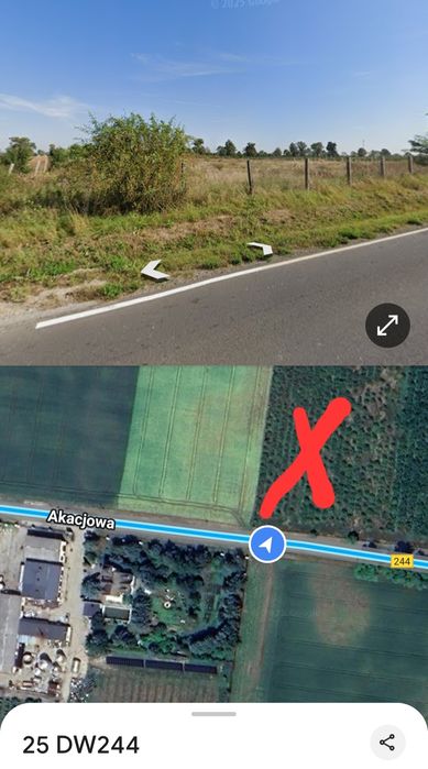 Działka budowlana Wtelno Akacjowa DW244 blisko Bydgoszcz Koronowo PnB