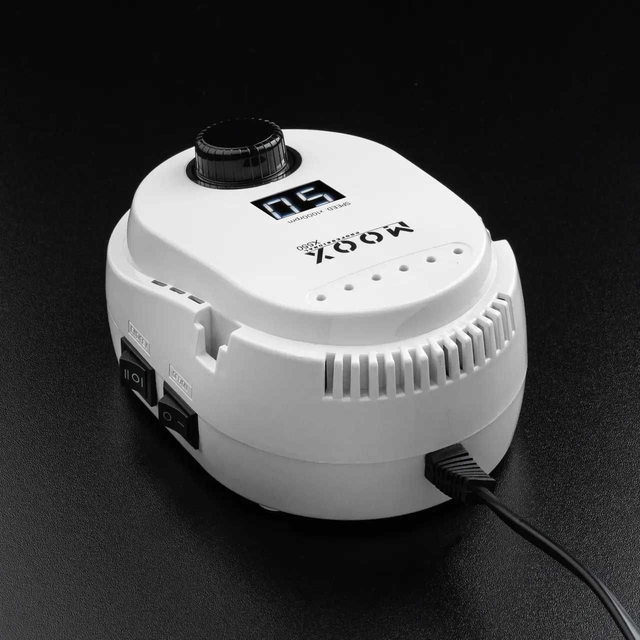 Фрезер для манікюру та педикюру MOOX X550 50000 об/хв 70W Білий