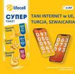 Internet Turcja Karta Starter SIM Lifecell do 40 GB - Internet TIR