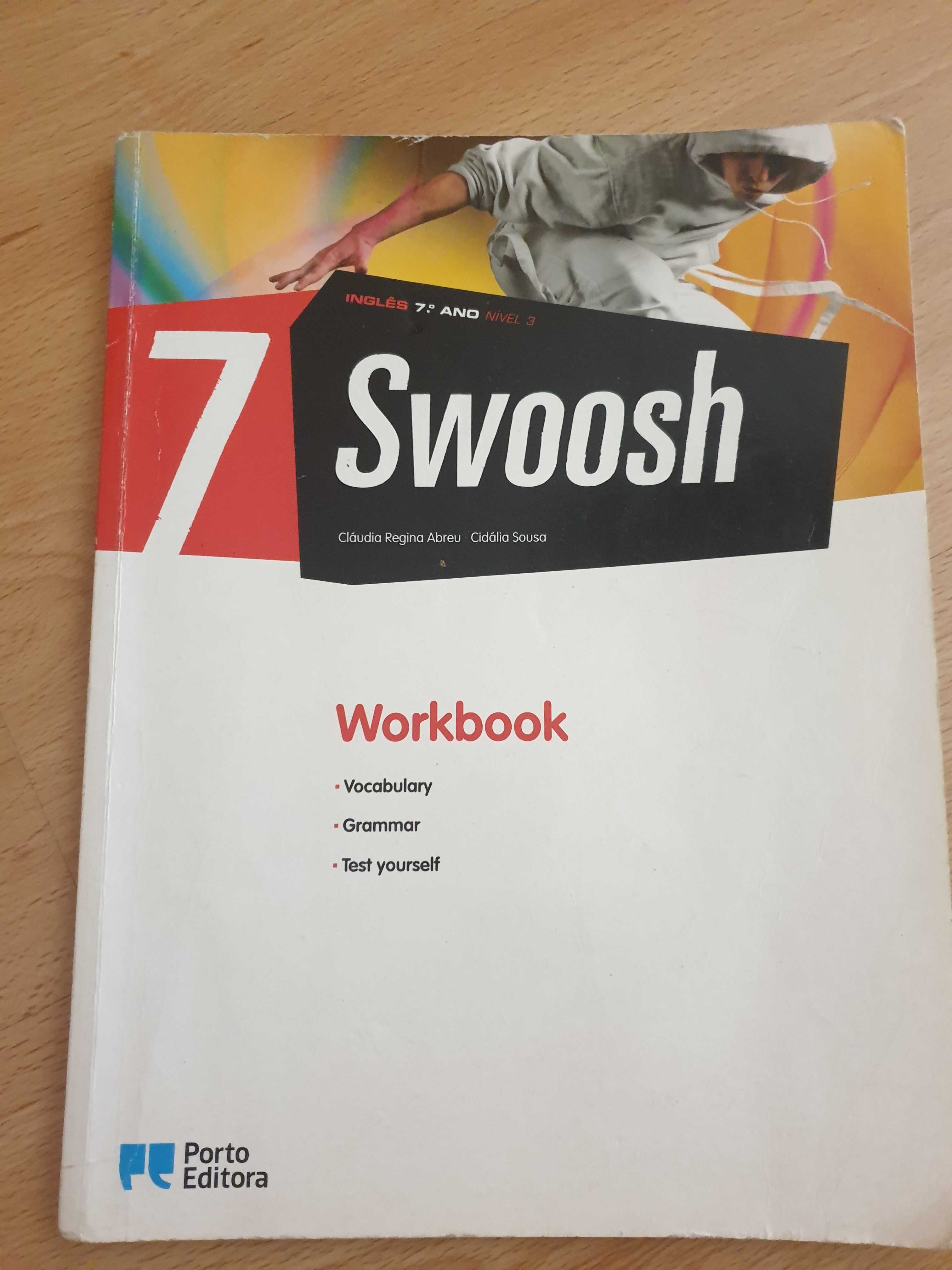 caderno de atividades Workbook Swoosh 7º ano