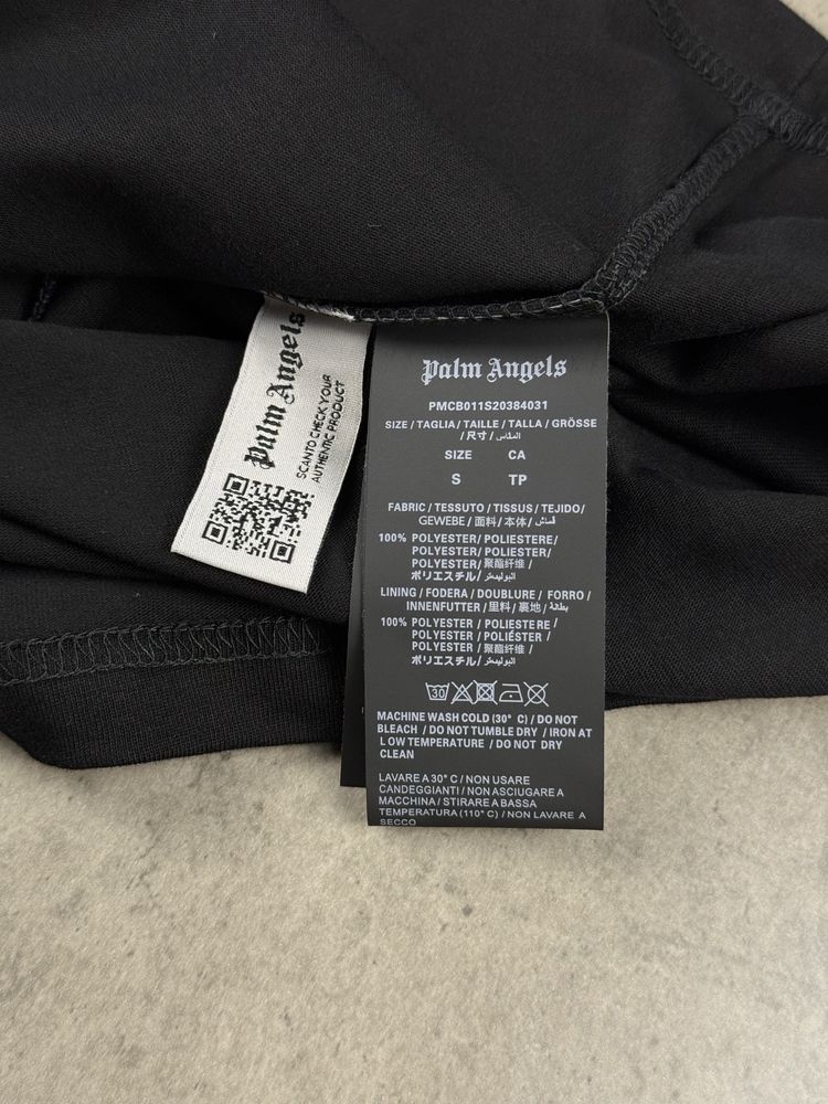 Футболка palm angels shark чорна футболка пальм анджелс з акулою