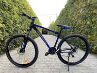 Гірський алюмінієвий велосипед Crossbike Everest 29 Чорний-синій