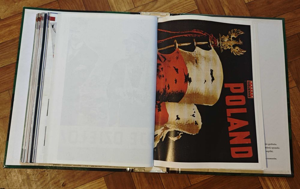 Gazety Wojenne – kolekcja, segregator + 13 zeszytów + plakaty