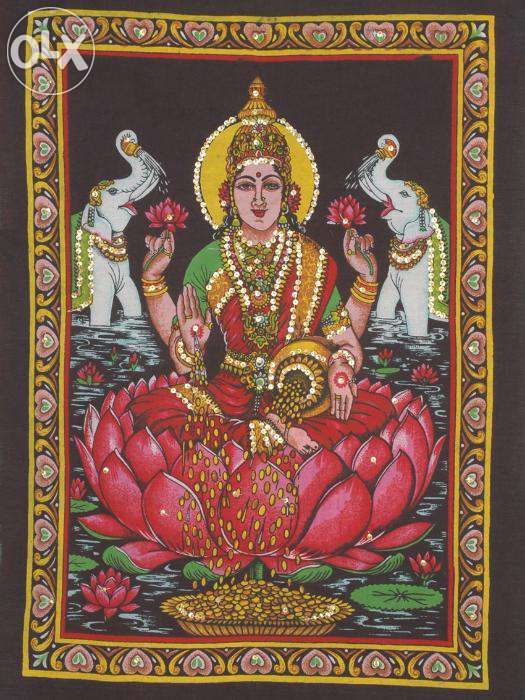 Tela com deuses hindus 55x40 cm (várias imagens)