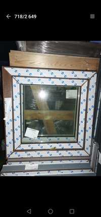 Okna 3 szybowe Orzech 70x70  - 30% ceny tanio 24h