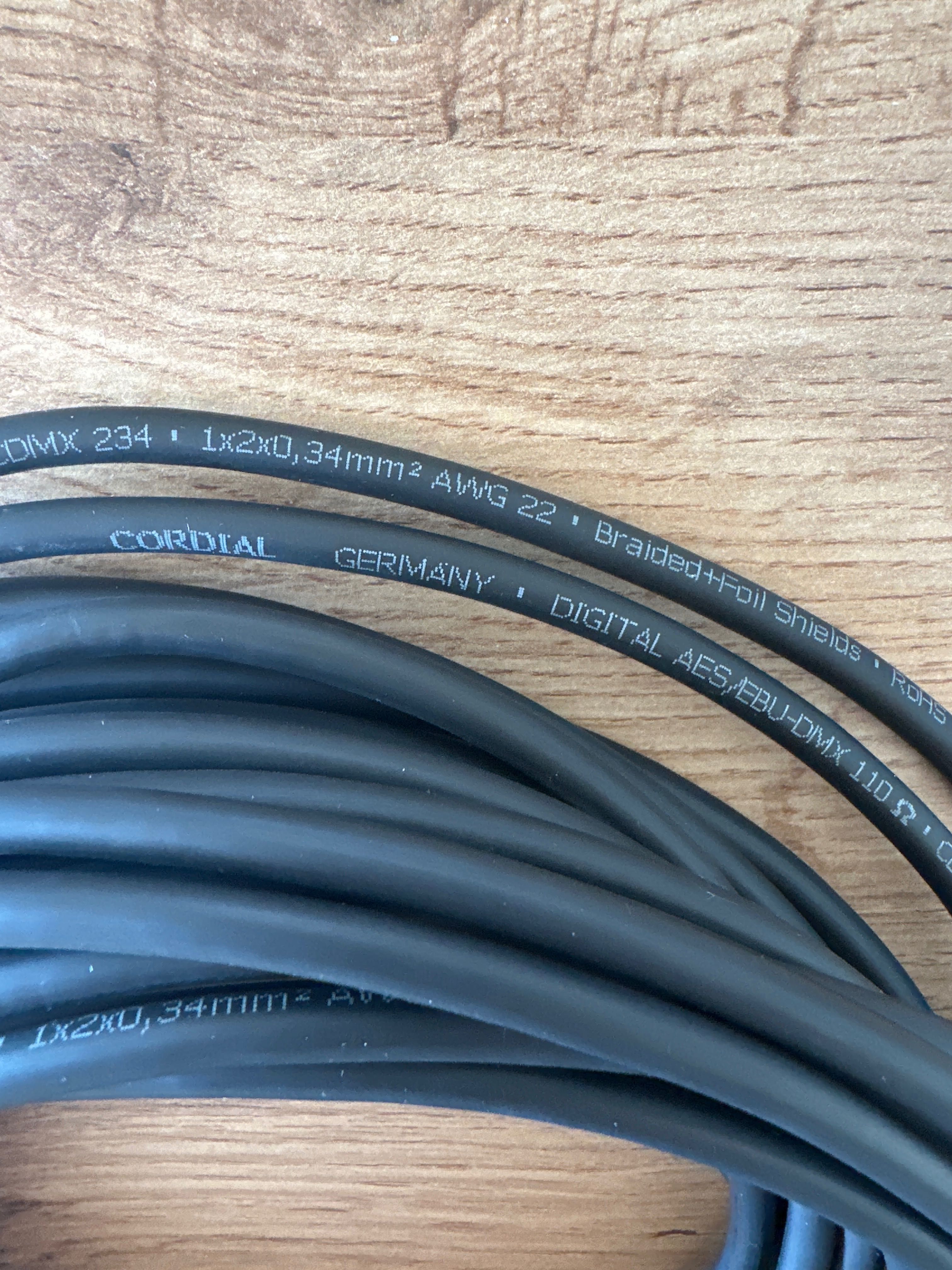 Kabel RCA - RCA Cordial CDMX 234 Amphenol 2 metry AES EBU DMX