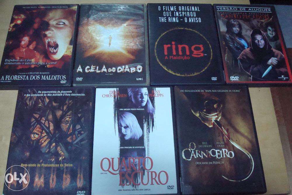 Lote 28 filmes de terror e suspense originais