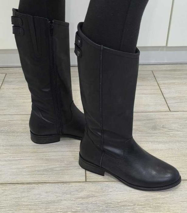 Португальские сапоги из натуральной кожи 38р