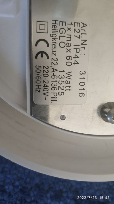 Plafond redondo de teto