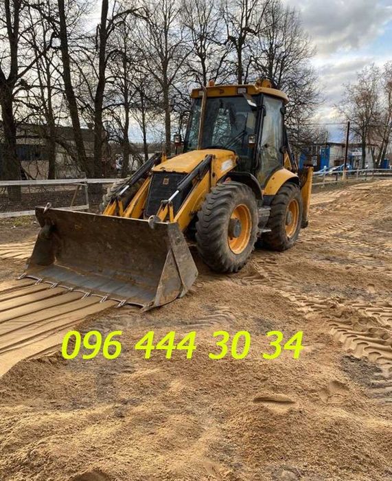 Екскаватoр JCB-3:Дaф Камaзи,Вивiз Смiття Грyнтy;Biдсів,підсипкa,щeбiнь