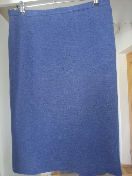 Spódnica ołówkowa Eastex, bouclé, wool, very peri, XL/42