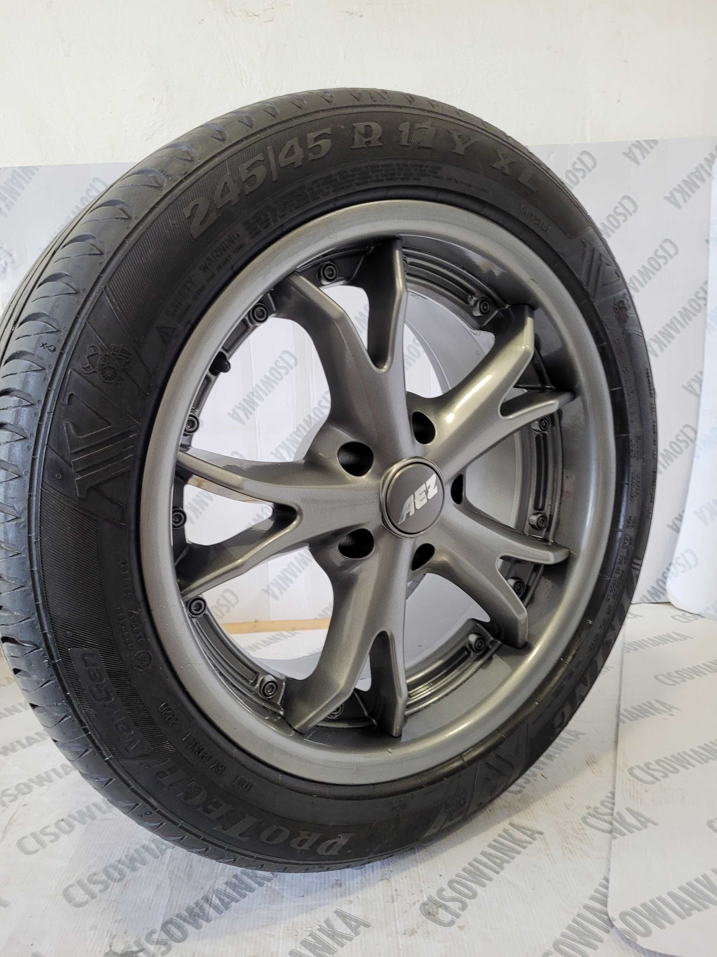 4szt kultowych Felg AEZ Zeus 18"/8,5J 5x120 Et 16 rant z oponami