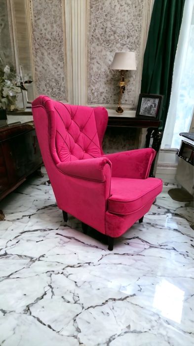 Fotel uszak-Bujak,Duży- na PŁOZACH - PROMOCJA !!!