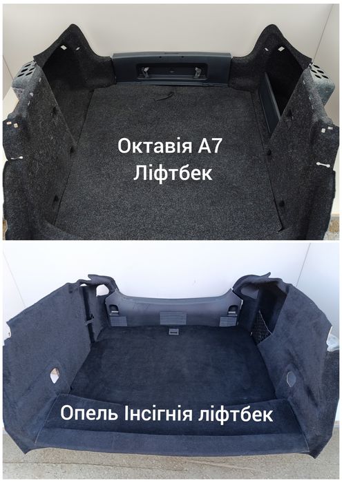 Салон багажного відділення багажник обшивка Фольксваген Туран Шкода