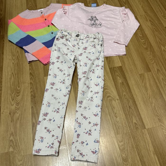 Теплі штани светр лосіни джинси кофта реглан на дівчинку 4 5 104 110