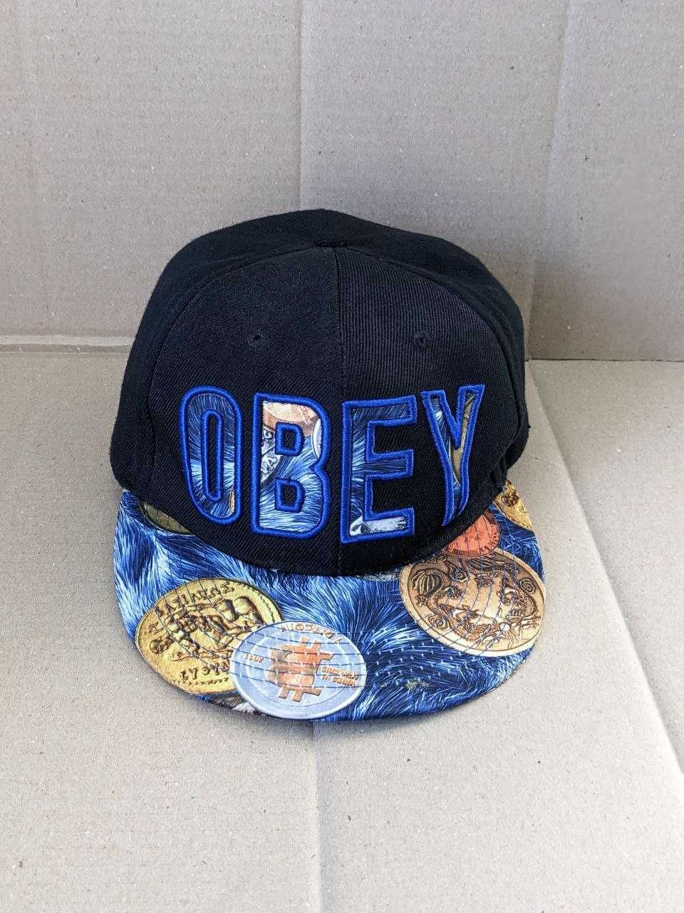 Снепбек Obey Bitcoin Logo snapback кепка бейсболка реперка біткоін