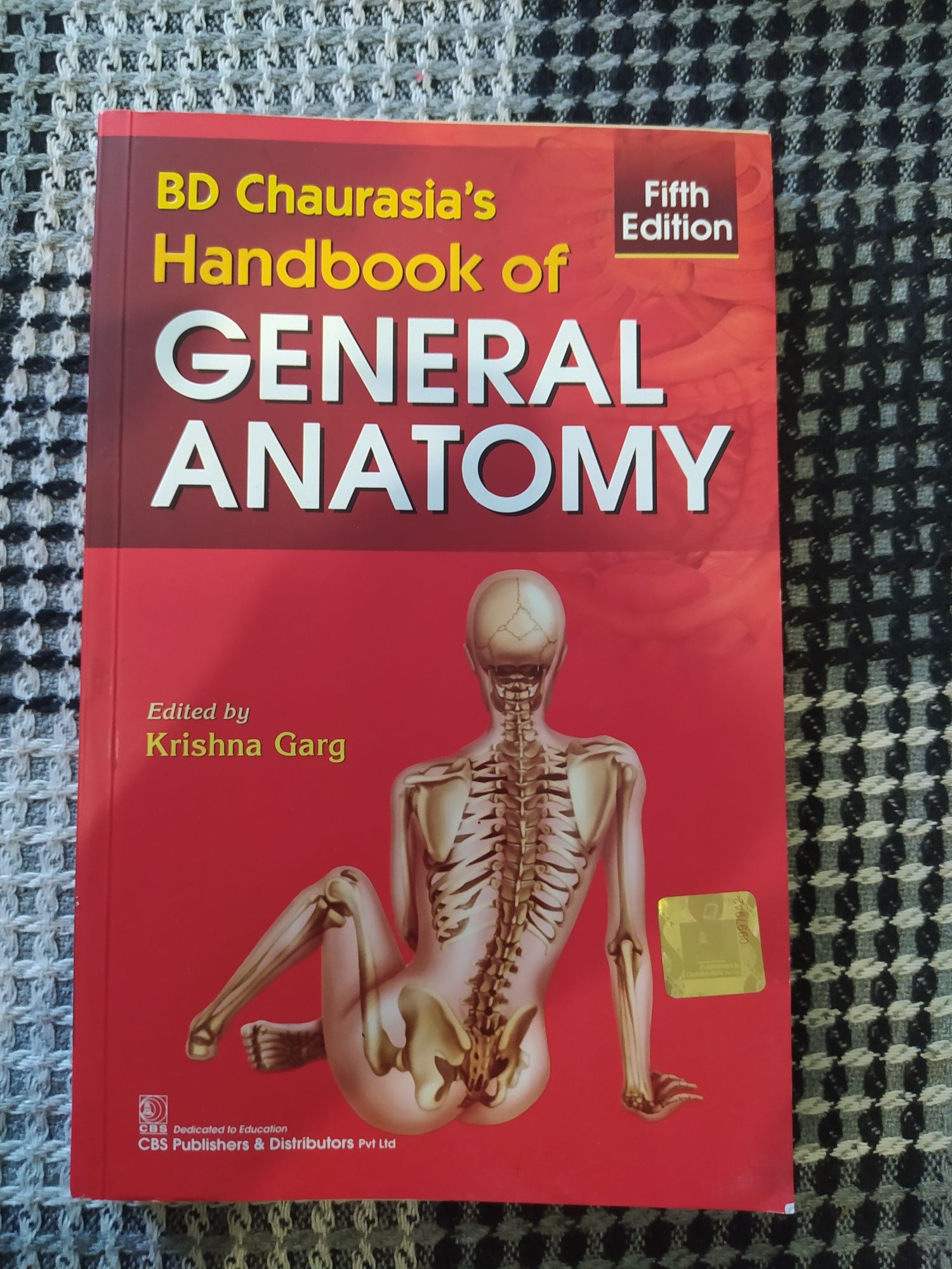 Книга B.D.Chaurasia Handbook of General Anatomy, 5e