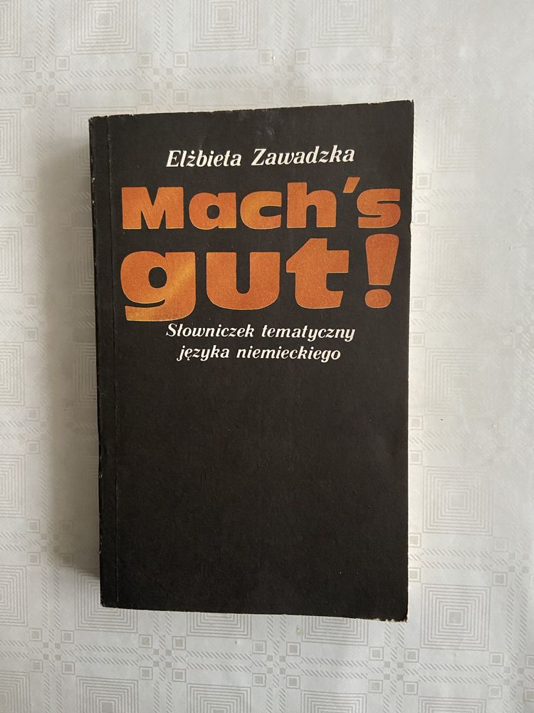 Ksiazka Slowniczek tematyczny jezyka niemieckiego E. Zawadzka