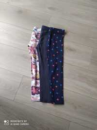 3 pary legginsy 110-116