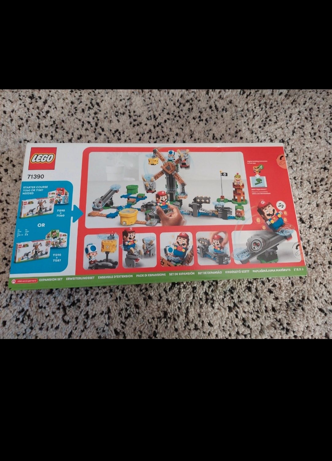 Lego super mario 71390 novo