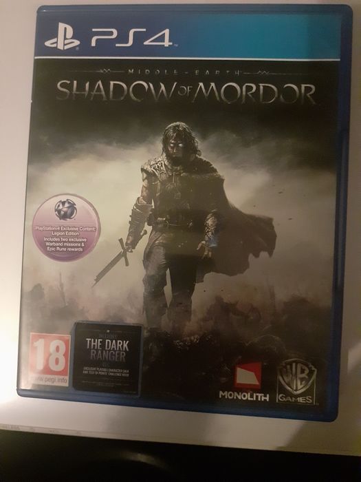Jogo middle earth shadow of mordor ps4