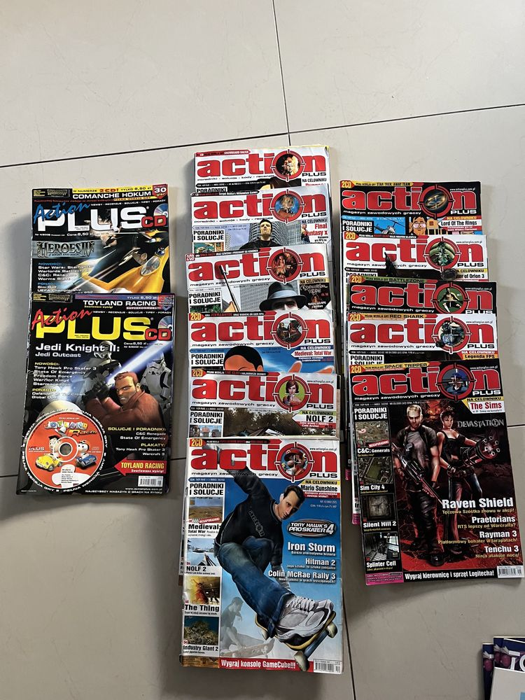 Action  magazyn zawodowych graczy 2002 i 2003