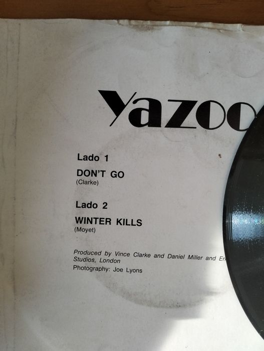 Disco de vinil single Yazoo