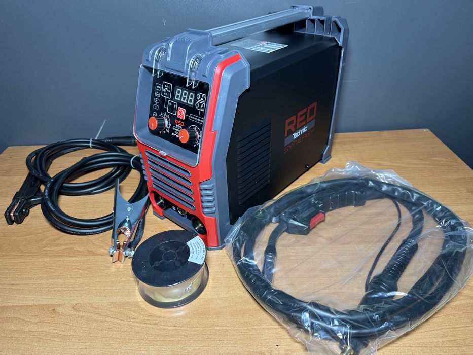 Migomat inwerterowy MIG spawarka elektorda Flux synergia