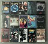 Cassettes:/K7 Cult, Kiss, Def Leppard, Motley Crue, Aerosmith, GNR