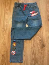 Spodnie jeansowe Marvel r. 116