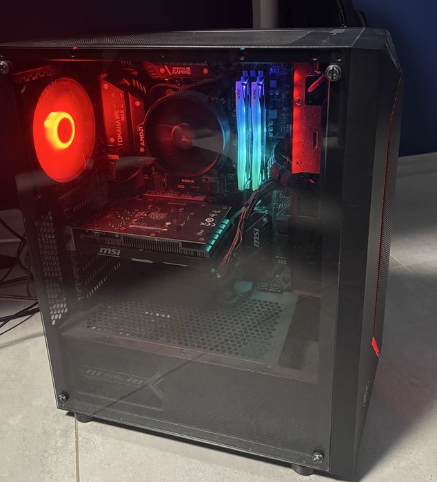 Komputer MAD DOG MD3600-A09 z zmienioną kartą graficzną na GTX 1650 4G