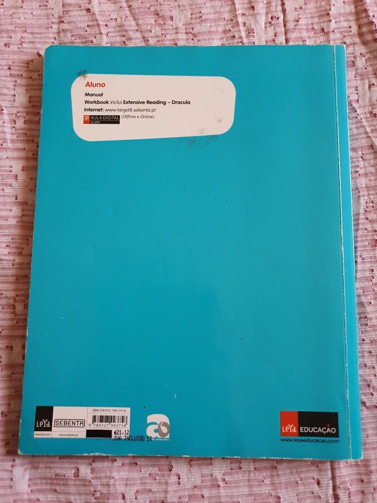 Target 8° Ano Manual Inglês Editora Sebenta